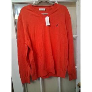 NWT Red Nautica Pullover Red Sweatshirt XL H1